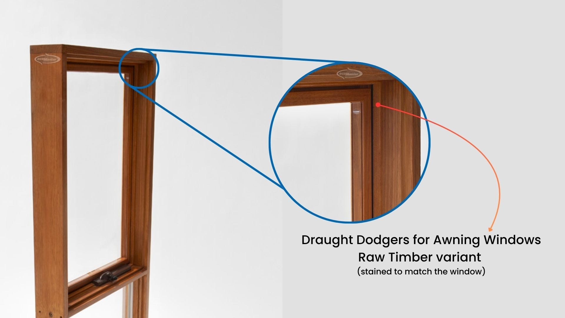 Draught Dodgers for Wind Out | Outward Opening | Awning | Casement