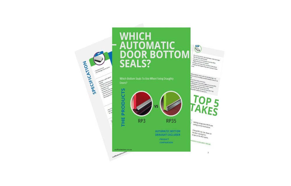 Automatic Door Bottom Seals | PDF Draught Proofing Guide