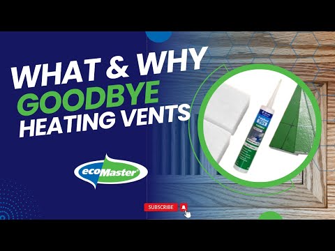 Goodbye Heating Vents | 4 Vents | Duct Sealing Kit