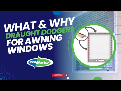 Draught Dodgers for Wind Out | Outward Opening | Awning | Casement