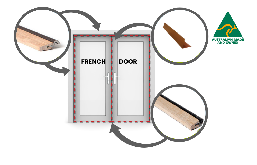 French Door Draught Proofing Kit