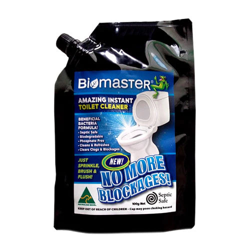 BioMaster Toilet Cleaner - No More Blockages